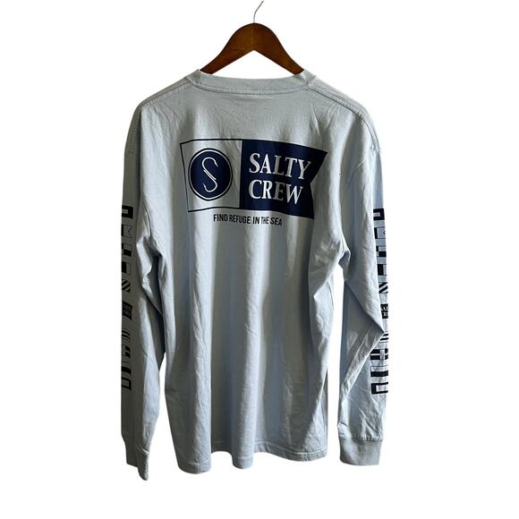 Salty Crew Other - Salty Crew Alpha Premium NWT Long Sleeve T-Shirt Light Blue -‎ L